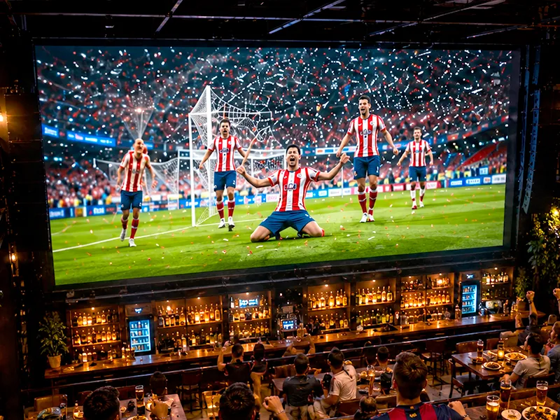Hinchas alentando a la Selección Paraguaya en Titanium Arena, Lambaré