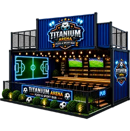 Sport Bar Titanium Arena - Ambiente deportivo y social