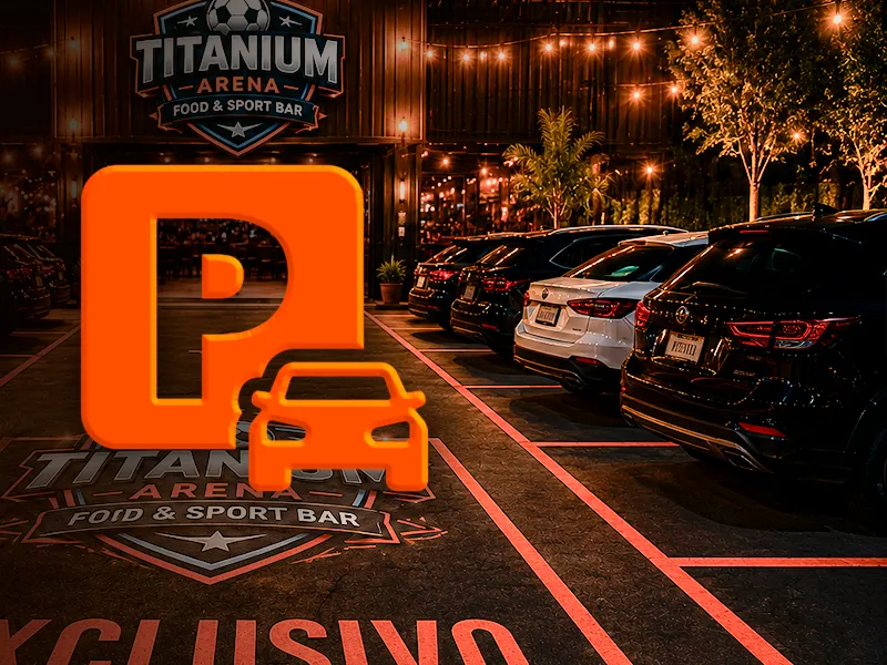 Estacionamiento de Titanium Arena en Lambaré